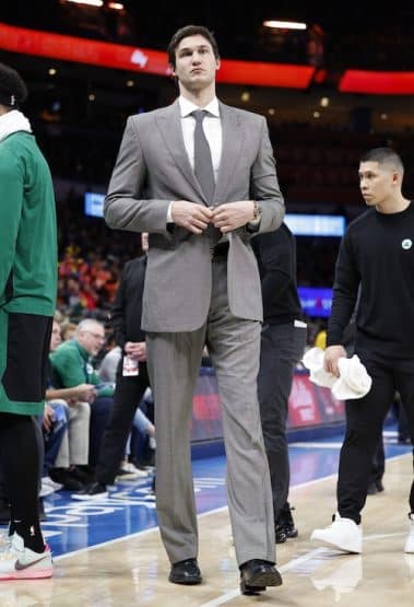 Boston Celtics forward Danilo Gallinari