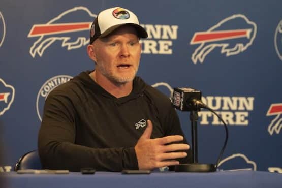 Buffalo Bills head coach Sean McDermott