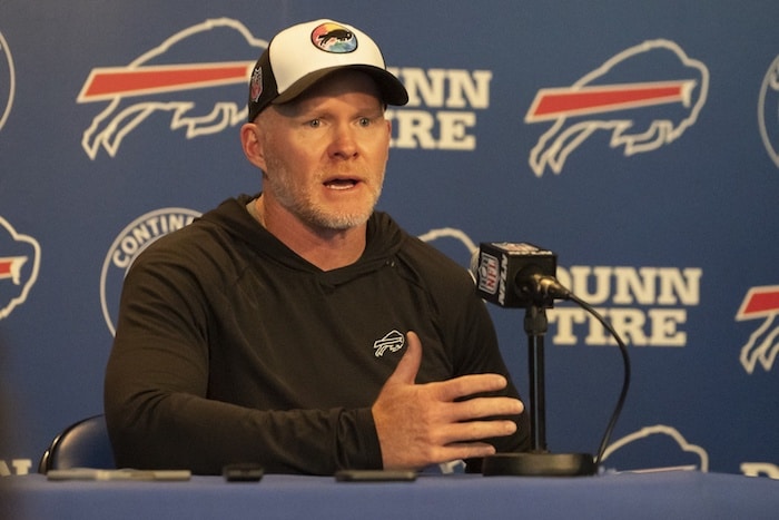 Buffalo Bills head coach Sean McDermott
