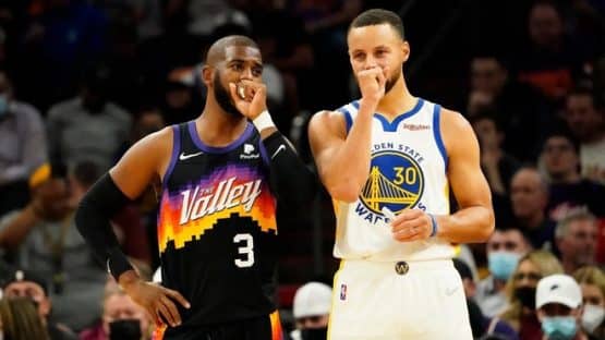 Chris Paul and Stephen Curry