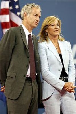 John McEnroe Chris Evert