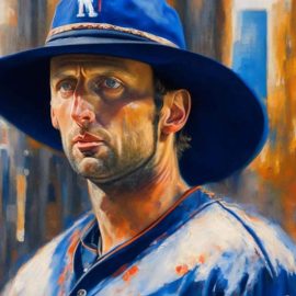 Max Scherzer Cowboy Hat AI