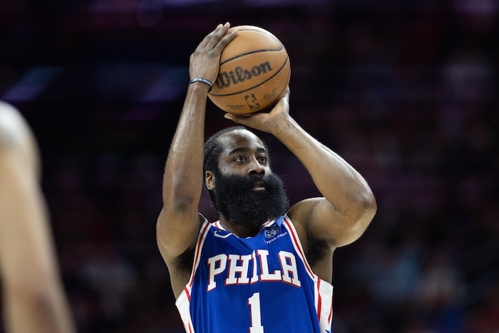 Philadelphia 76ers guard James Harden