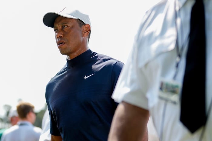 Tiger Woods at the 2023 Masters