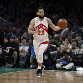 Toronto Raptors guard Fred VanVleet