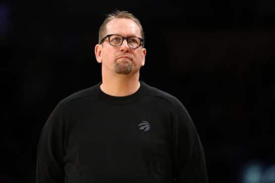 Toronto Raptors head coach Nick Nurse