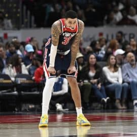 Washington Wizards forward Kyle Kuzma