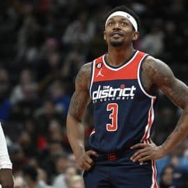 Washington Wizards guard Bradley Beal