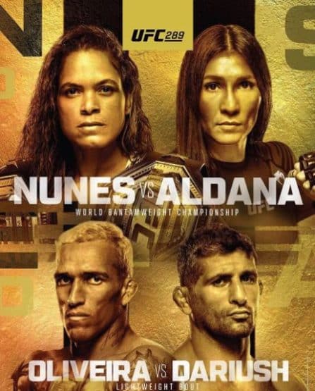 ufc 289 poster