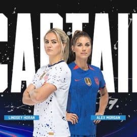 Lindsey Horan Alex Morgan