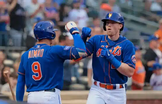 Brandon Nimmo, Brett Baty, New York Mets