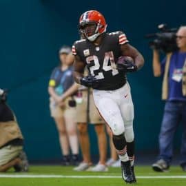 Cleveland Browns running back Nick Chubb