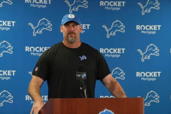 Lions coach Dan Campbell