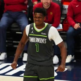 Minnesota Timberwolves guard Anthony Edwards