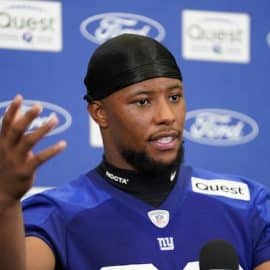 New York Giants running back Saquon Barkley