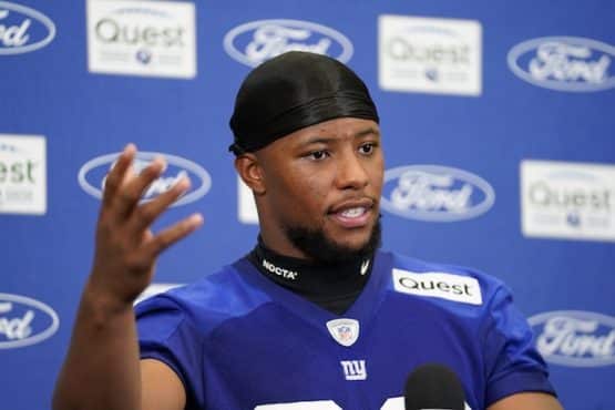 New York Giants running back Saquon Barkley
