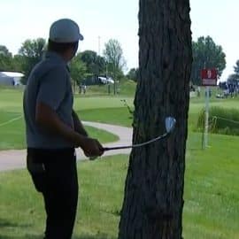 Nick Hardy broken club