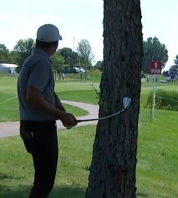 Nick Hardy broken club