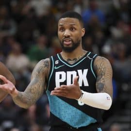 Portland Trail Blazers guard Damian Lillard