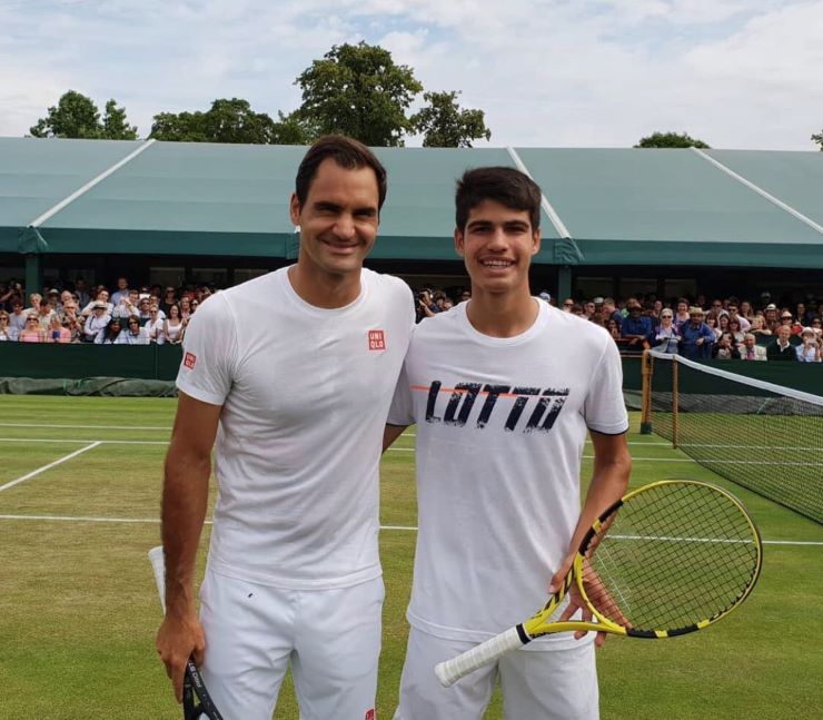 Roger Federer Carlos Alcaraz