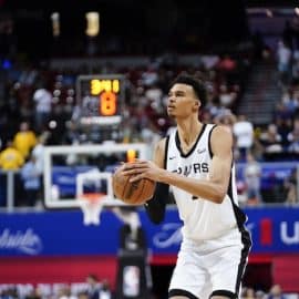 San Antonio Spurs forward Victor Wembanyama
