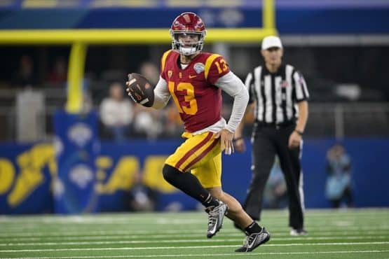USC Trojans quarterback Caleb Williams