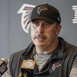 Atlanta Falcons head coach Arthur Smith