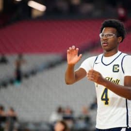 Campbell Hall guard Bryce James