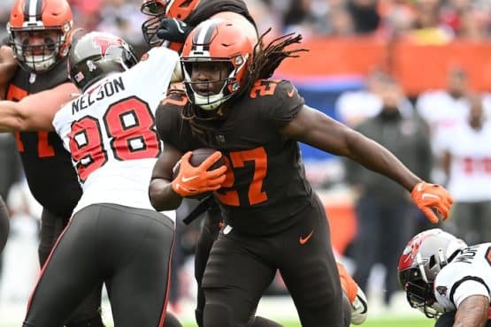 Cleveland Browns running back Kareem Hunt