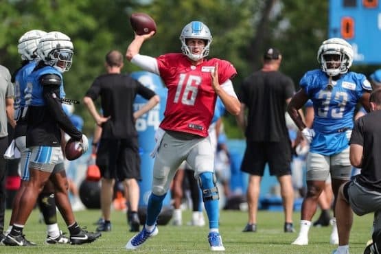 Detroit Lions quarterback Jared Goff