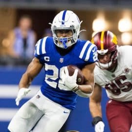 Indianapolis Colts running back Jonathan Taylor