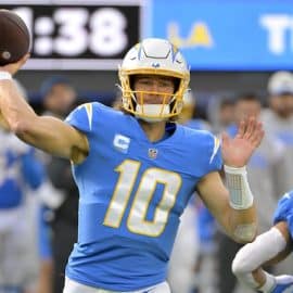 Los Angeles Chargers quarterback Justin Herbert