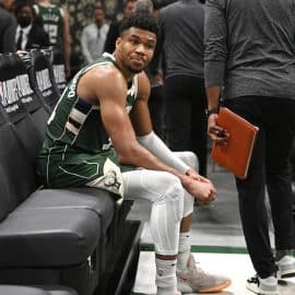 Milwaukee Bucks forward Giannis Antetokounmpo