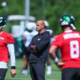 New York Jets head coach Robert Saleh