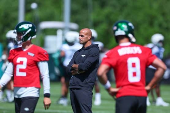 New York Jets head coach Robert Saleh