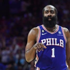 Philadelphia 76ers guard James Harden