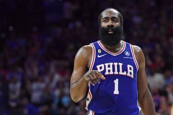 Philadelphia 76ers guard James Harden