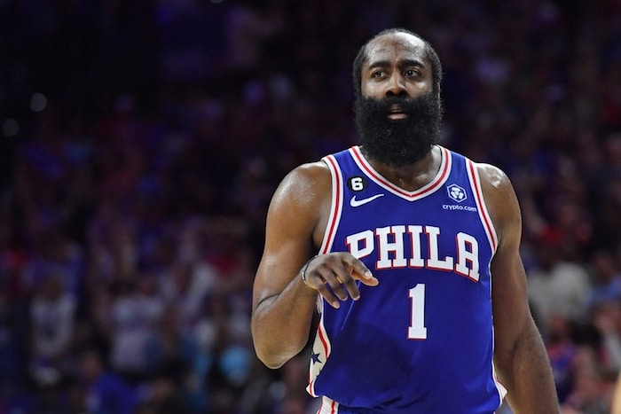 Philadelphia 76ers guard James Harden