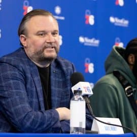 Philadelphia 76ers president of basketball operations Daryl Morey