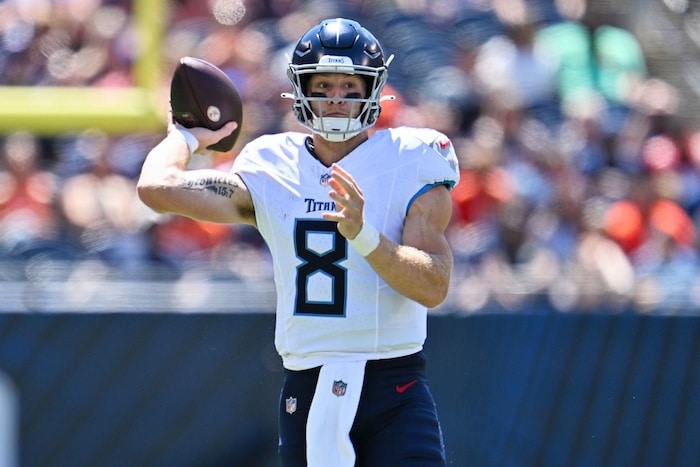Tennessee Titans quarterback Will Levis
