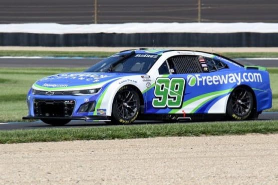 daniel suarez wins pole at indy (1)