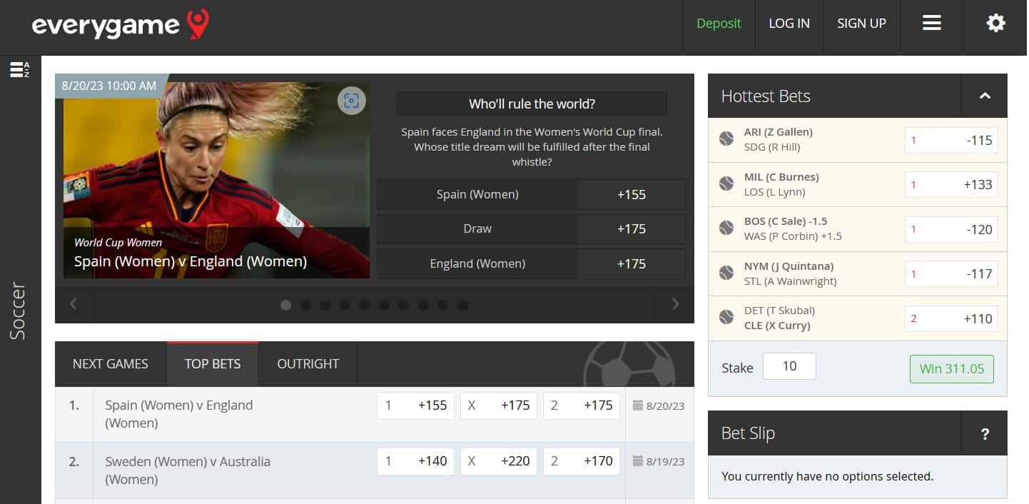 Everygame soccer market