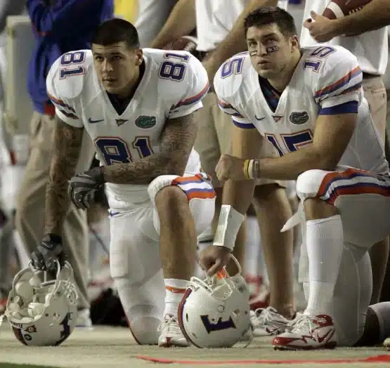 tim tebow aaron hernandez