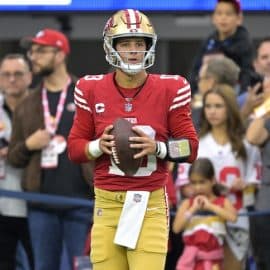 San Francisco 49ers quarterback Brock Purdy