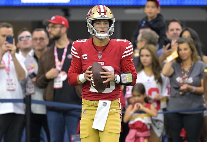 San Francisco 49ers quarterback Brock Purdy