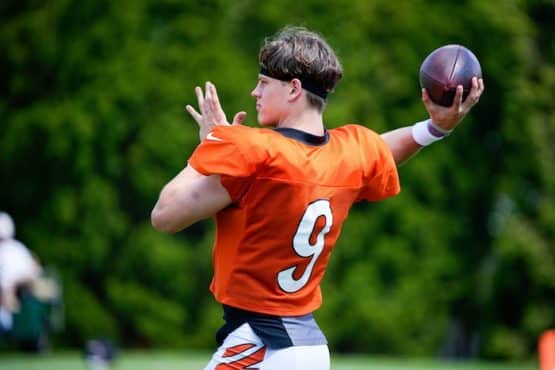 Cincinnati Bengals quarterback Joe Burrow returned to practice