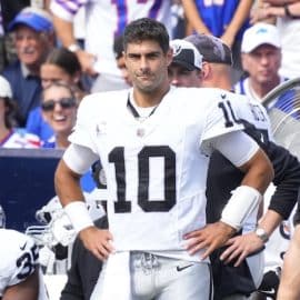 Las Vegas Raiders quarterback Jimmy Garoppolo