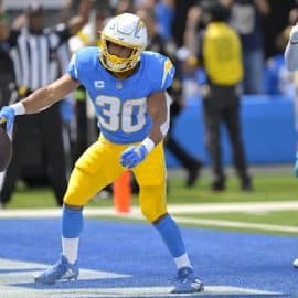 Los Angeles Chargers running back Austin Ekeler