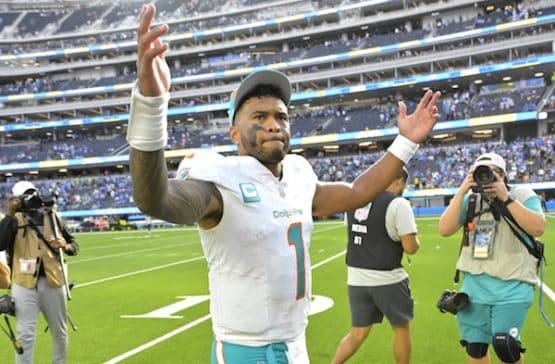 Miami Dolphins quarterback Tua Tagovailoa