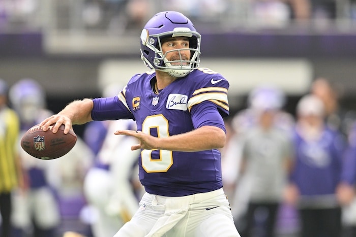 Minnesota Vikings quarterback Kirk Cousins